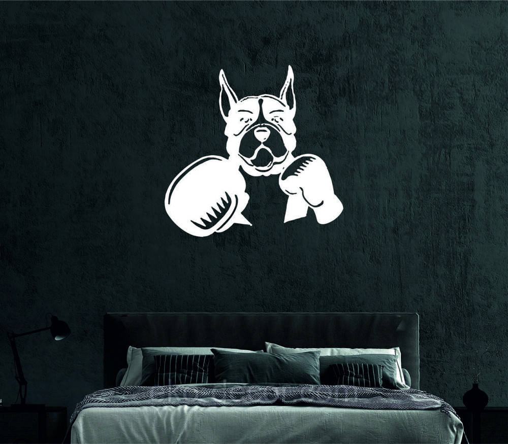 Декоративне настінне Панно «Боксер», Декор на стіну 90*86 см, Білий Київ - фото 4