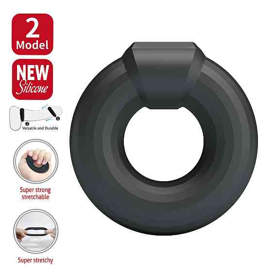 Ерекційне кільце Crazy Bull №2 - Kayke super soft silicone, BI-210360 Sex Aura Київ