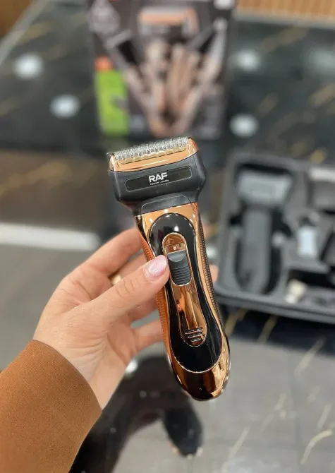 Машинка для стрижки RAF R4032 аккумуляторная, триммер для волос и бороды, насадки, регулировка длины Одесса - изображение 2