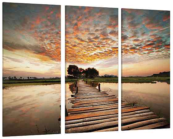 Модульна картина Природа Озеро Art-201_XXL Київ