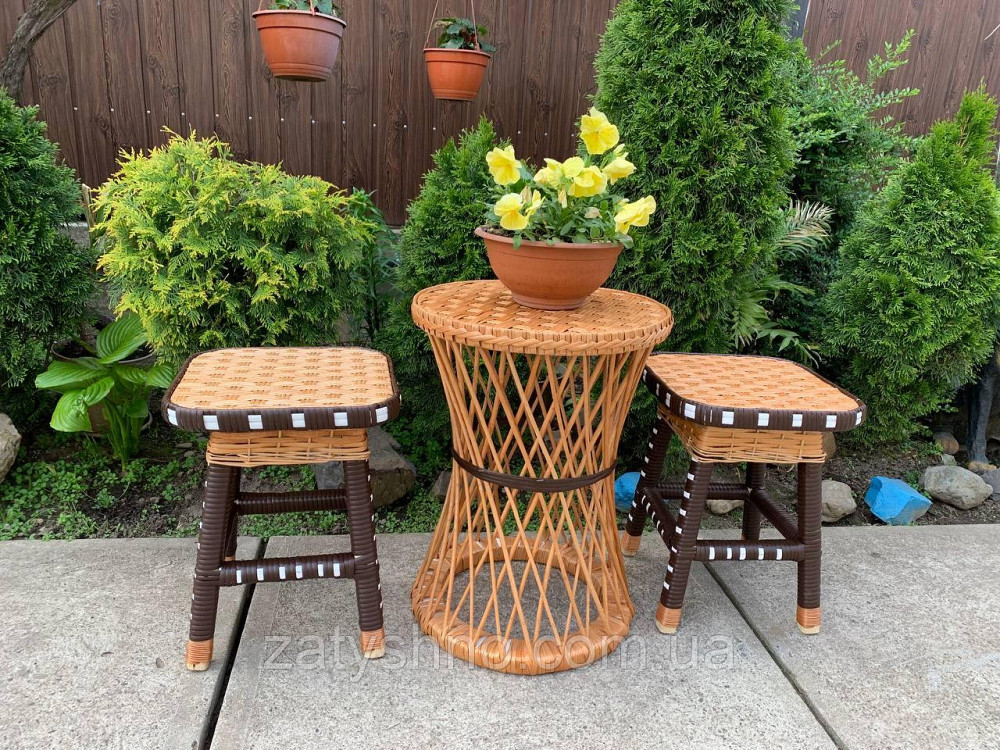 Набор плетеной мебели с высоким столом Киев - изображение 3