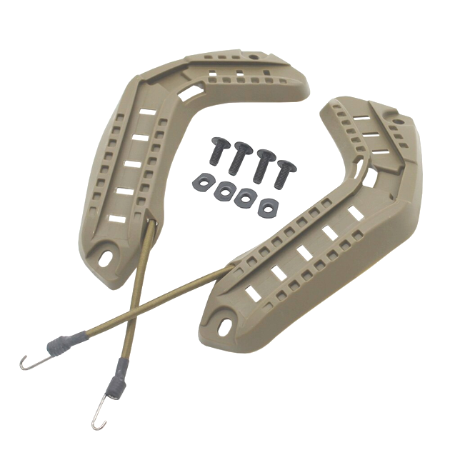 Обвіс для шолома FAST підвісна система + захисні подушки + бічні рейки ARC + шрауд (Койот) Київ - фото 8