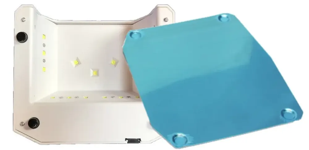 SUN Diamond гибридная светодиодная лампа 36W для ногтей многогранник на магнитах, сенсор без коробки. Киев - изображение 3