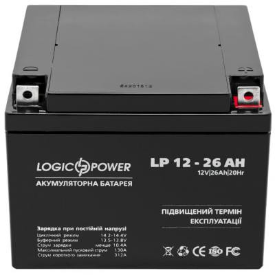 Батарея к ИБП LogicPower LPM 12В 26Ач (4134) Винница - изображение 3