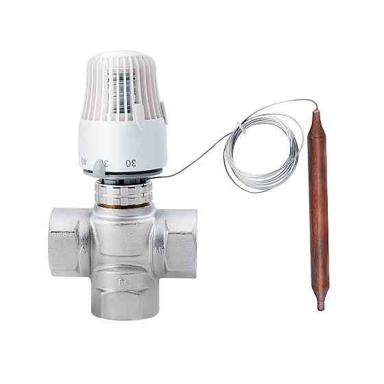 Кран змішувальний триходовий Thermo Alliance Standart 1" М30х1,5 з термоголовкою SF362W25 Київ