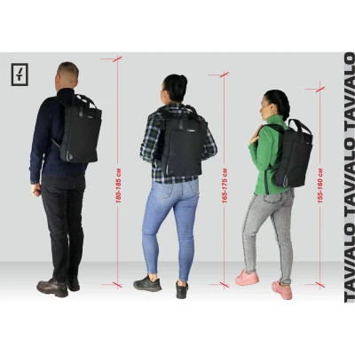 Рюкзак для ноутбука Tavialo 15.6" CityLife TC11.5 black 11,5л (TC11.5-124BL) Винница - изображение 5