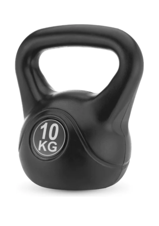 Гиря вінілова Gymtek 10кг чорний Киев