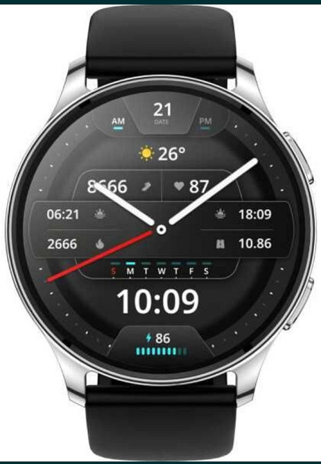 СМАРТ - Часы: Amazfit Pop 3R Silver Black. Киев - изображение 5