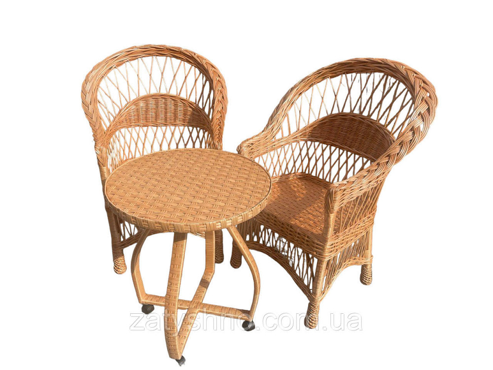 Мебель плетеная на 2 с журнальным столом Киев - изображение 5