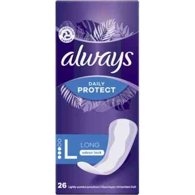 Ежедневные прокладки Always Daily Protect Long Нейтрализация запаха 26 шт. (8700216461894) Винница
