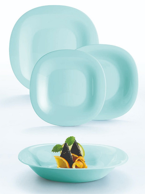Сервіз Luminarc Carine Light Turquoise, 18 предметів (7046523) Київ - фото 1
