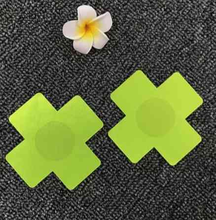 Наклейки на груди Хрестики 8 см салатовий Київ