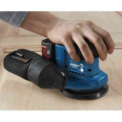 Шлифовальная машина Bosch GEX 185-LI, 18В, 125 мм, 6000-10000 об/мин (без АКБ и ЗУ) (0.601.3A5.020) Винница