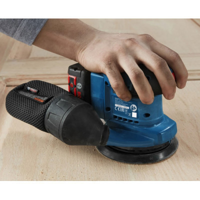 Шлифовальная машина Bosch GEX 185-LI, 18В, 125 мм, 6000-10000 об/мин (без АКБ и ЗУ) (0.601.3A5.020) Винница - изображение 5