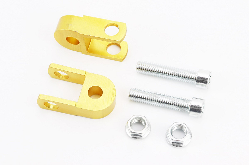 Подовжувач заднього амортизатора 30мм к-кт 2шт + болти + гайки, золотистий Київ - фото 1