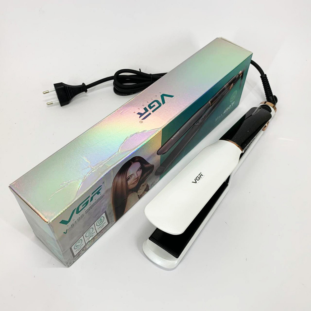 Праска з регулятором температури VGR V-519S, Щипці для волосся, Випрямляч для волосся паровий GW-66 Львів - фото 4