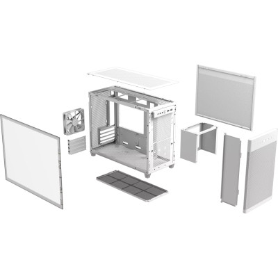 Корпус ASUS Prime AP201 White Tempered Glass (90DC00G3-B39010) Вінниця - фото 9