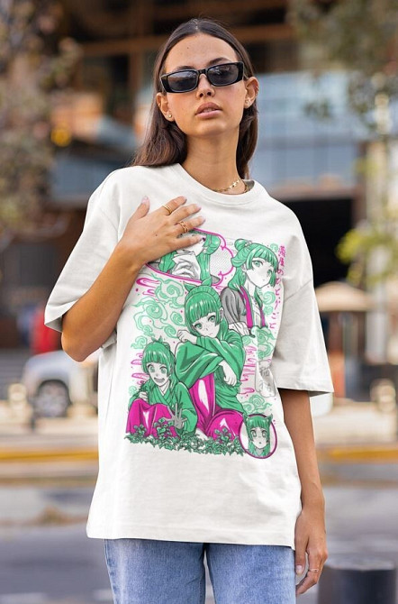 Футболка аниме Маомао Апотхекарй Диариес Ессентиал оверсайз (S/M/L) Черний AnimeJ0832 Днепр - изображение 4