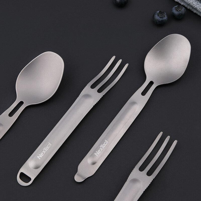 Столовий прилад NexTool Outdoor Spoon Fork NE0124 Киев - изображение 8
