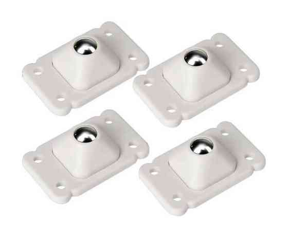 Ролики для меблів Самоклеючі колеса з нержавіючої сталі, обертання на 360 градусів 8854 / 4 шт Дніпро