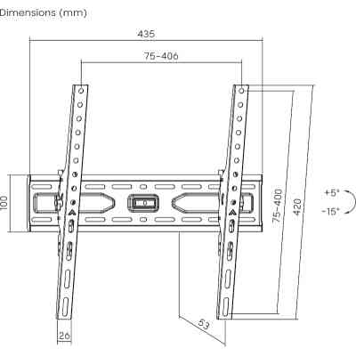Кронштейн Brateck KL36-44T Вінниця