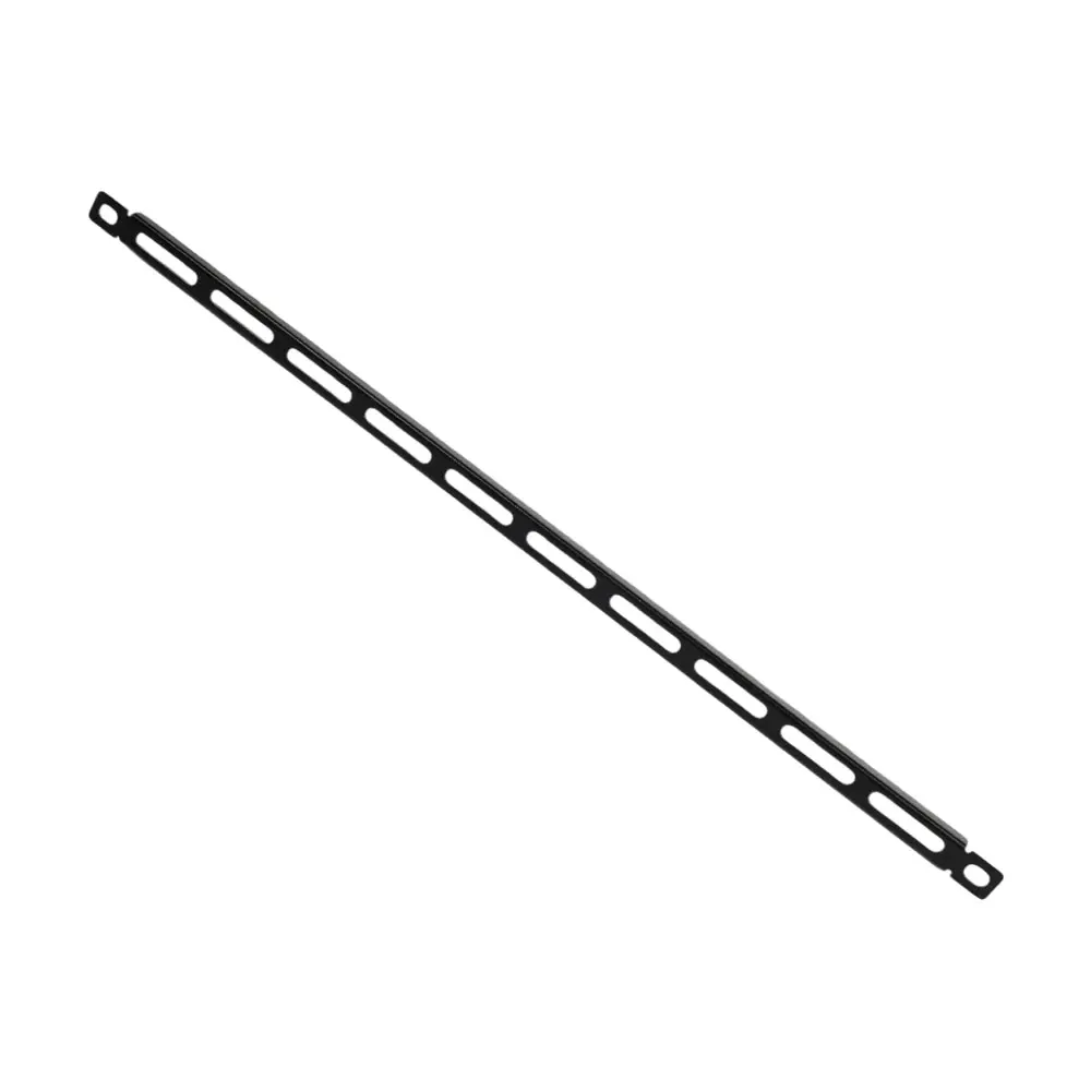 Горизонтальна кабельна планка Trinix TRX-1U/HCB Black для комутаційної шафи 19" (25-00097) Київ - фото 1