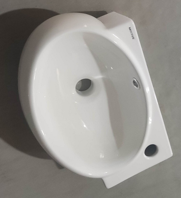 Раковина підвісна Mixxus Premium DIVERSE-1201-L 400х215х140mm з отвором під змішувач та переливом  ( MP6507 ) 37580 Харків - фото 8
