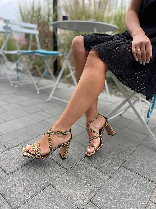 LIRIO Босоніжки жіночі LIRIO L0275/8073-72 леопард taba з натуральної шкіри / Шкіряні босоніжки Коломия - фото 1