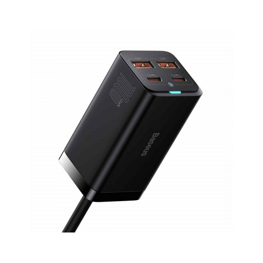 Мережевий зарядний пристрій Baseus GaN3 Pro Desktop Fast Charger 2U+2C 100W EU, колір чорний CCGP000101 Одеса - фото 2