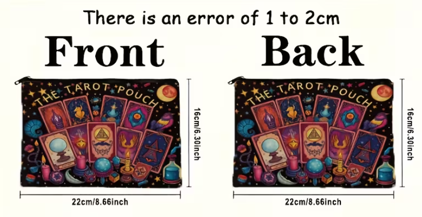 Органайзер з містичним дизайном Таро, чорна косметичка Київ - фото 2