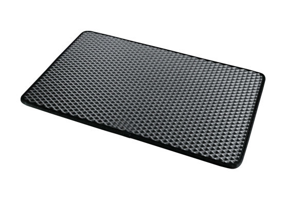 EVA килимок EKOSTAR килимок придверний  60x40 см ромб сірий чорний кант Київ - фото 2