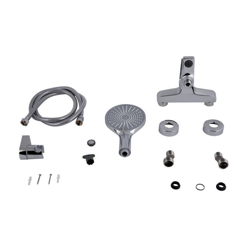 Смеситель для ванны c душевым гарнитуром Qtap Stenava New QTSTE259CRM45537 Chrome Харьков - изображение 5