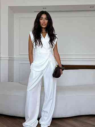 Женский классический брючный костюм двойка костюмка Одесса