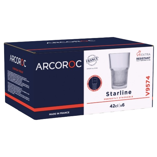 Набір склянок Starline 420мл високі ARCOROC Житомир