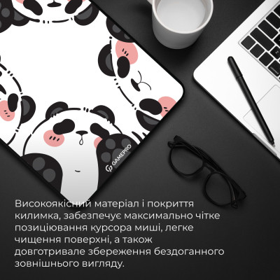 Килимок для мишки GamePro Speed/Control White (MP145WP) Вінниця - фото 8