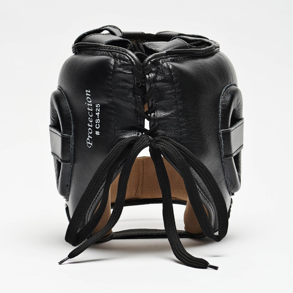 Боксерський шолом з бампером Leone CS425 Black M (капа в комплекті) Кам'янське - фото 5