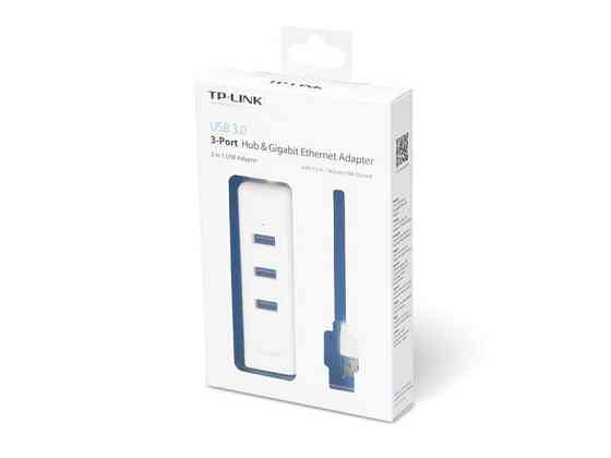 Адаптер TP-Link UE330 (USB 3.0, 10/100/1000Mbps, 3xUSB 3.0 HUB) USB Харьков