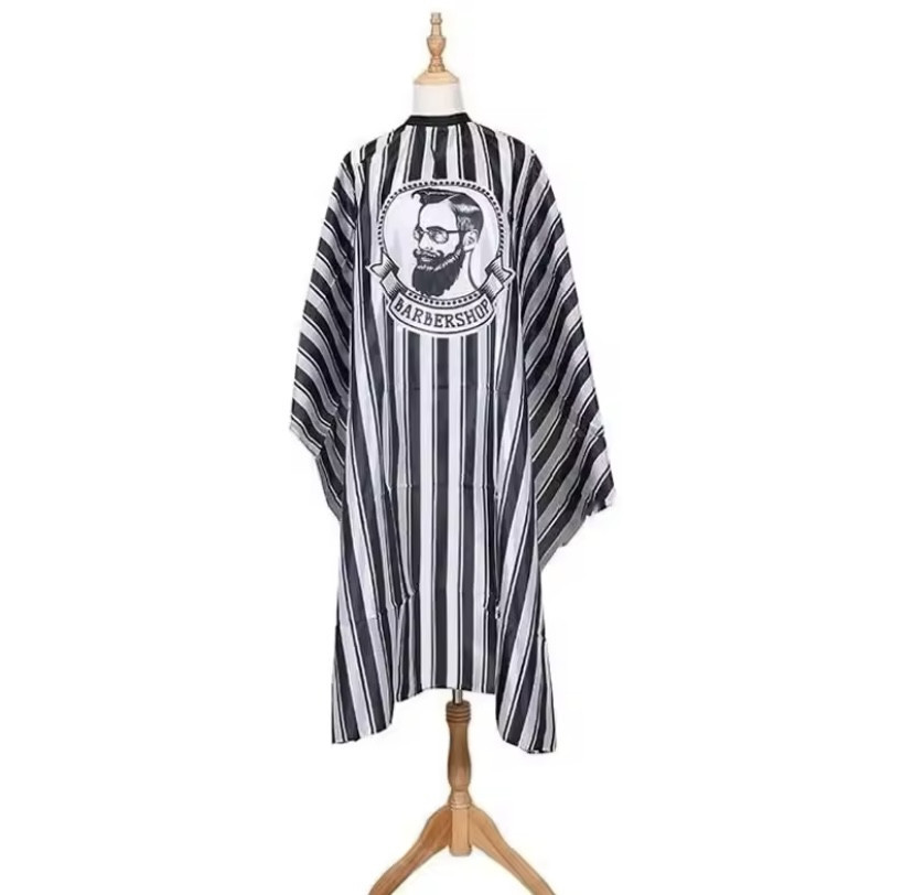 Парикмахерская накидка для стрижки и покраски 110 на 140 см черно-белый Киев - изображение 5