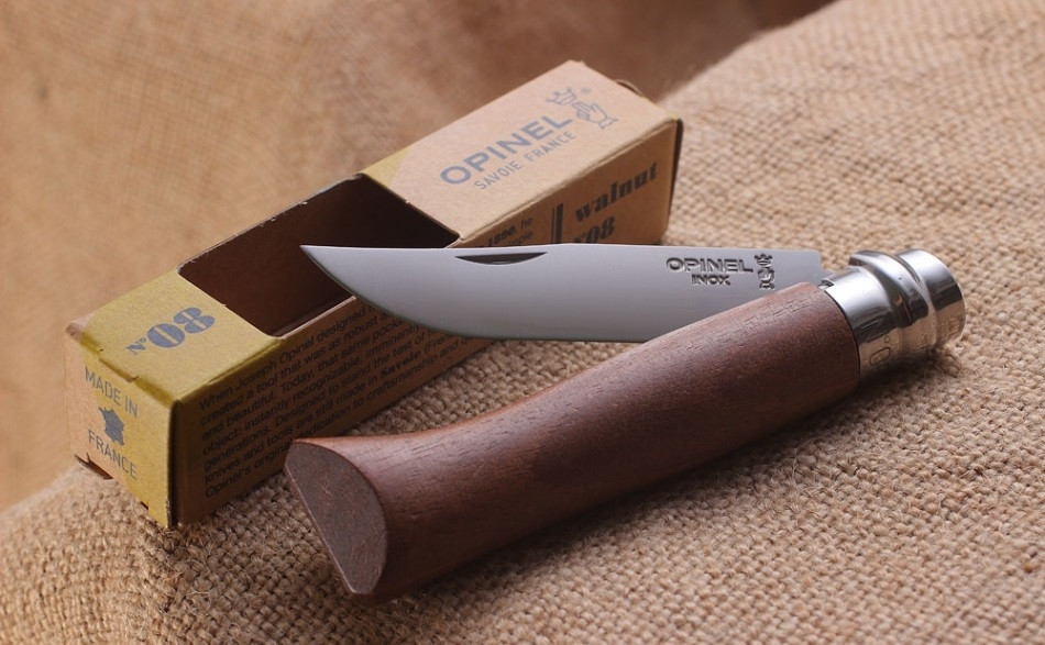 Туристичний Ніж Opinel Inox Lux Walnut No8 VRI Горіх (000648/002022) Нововолинськ - фото 4