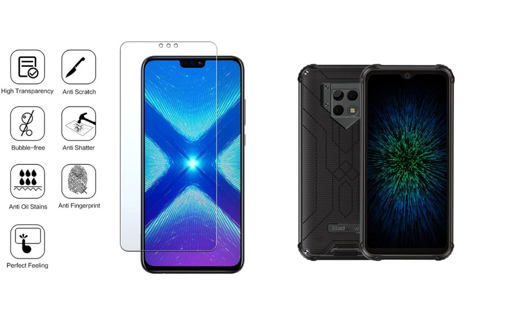 Защитное стекло NeoGlass для Blackview BV9800, BV9800 Pro – ультрапрозрачное и устойчивое Киев - изображение 4
