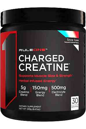 Креатин Rule One Charged Creatine 240 gram (Snow Cone) Луцьк