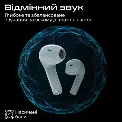 Навушники HIFuture FlyBuds3 White (flybuds3.white) Вінниця - фото 3