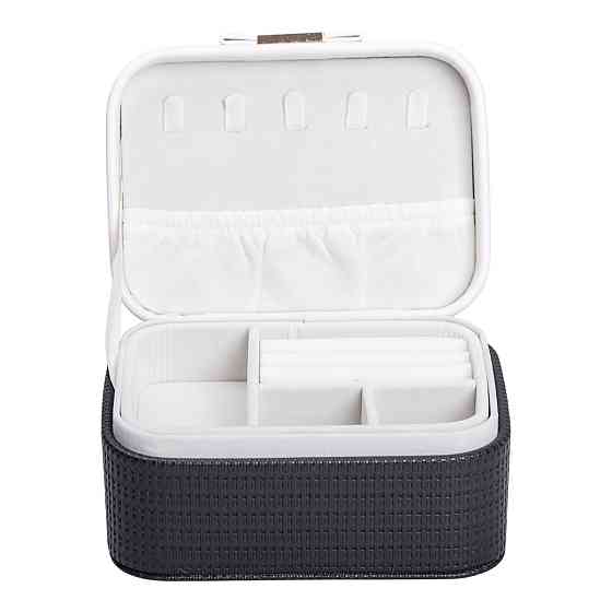 Yiwu Скринька для прикрас з еко шкіри 15.5×11.5×8.5 ​​органайзер для ювелірних виробів HP-5-37B Коломыя