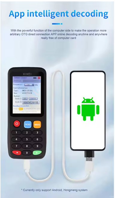 Мультичастотний RFID/NFC Дублікатор XIXEI X7 Smart Card Replicator Луцк - изображение 2