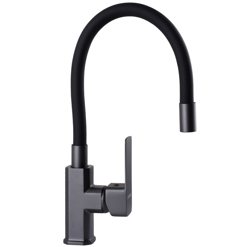 Змішувач для кухні DOMINO MALIBU DMM-203 LR-GP-BLACK (000026600) Київ - фото 3