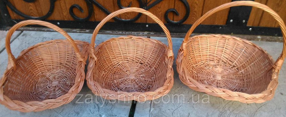 Набір плетених кошиків від виробника Київ - фото 5