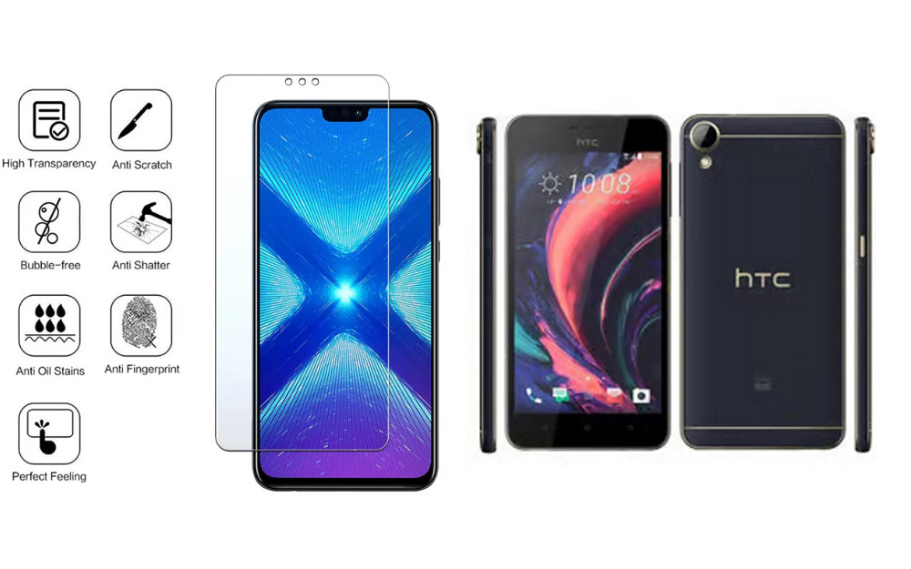 Захисне скло NeoGlass для HTC Desire 10 Pro – надпрозоре та стійке Київ - фото 4