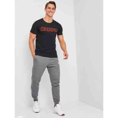 Футболка Kappa T-shirt Mezza Manica Girocollo K1335 Nero con stampa logo pet чорний XXL (8032606509719) Вінниця