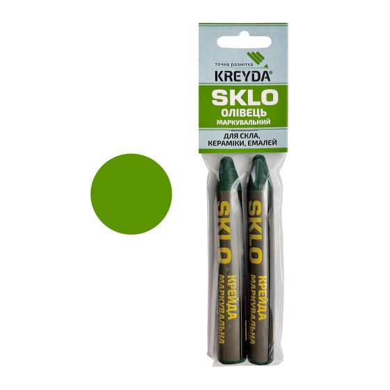 Для Скла, крейда воскової розмічальний SKLO (білі) - 2шт Павлоград