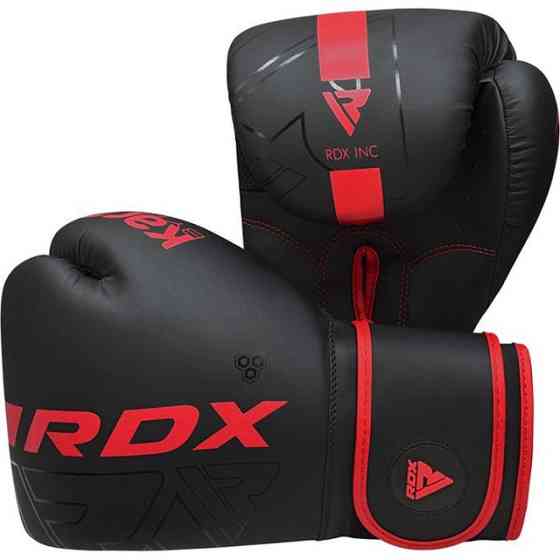 Боксерські рукавиці RDX F6 MATTE RED-6OZ (капа в комплекті) Кам'янське